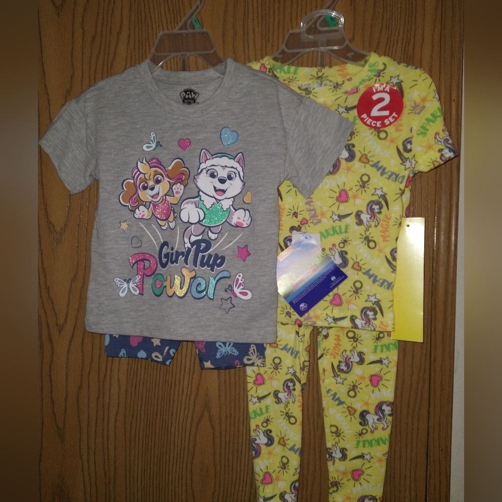 Paw Patrol Gray and Yellow Kids Matching Set